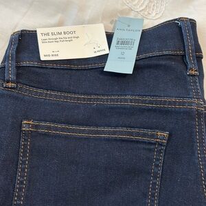 Ann Taylor Slim Boot Cut Jeans 12 Petite New With Tags